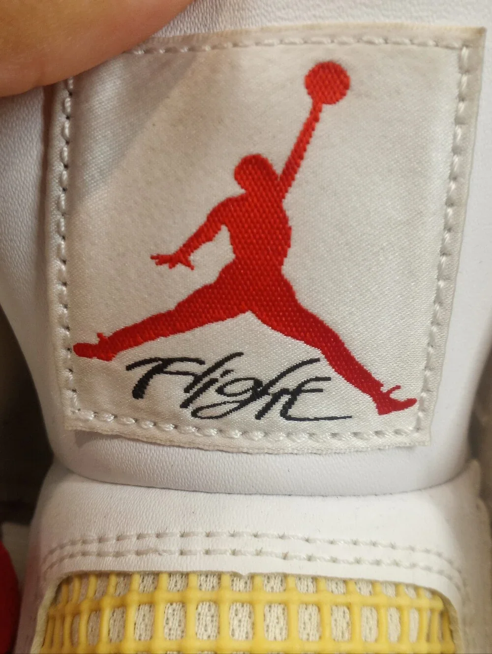 Jordan Retro Sneakers White & Red Athletic Sneakers - Casual Sport Shoes Size 10